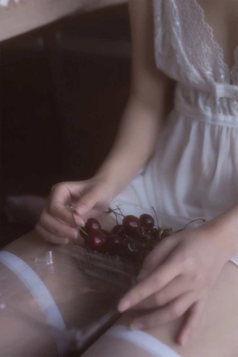 不呆猫《白月光》主题写真：53张全套美图