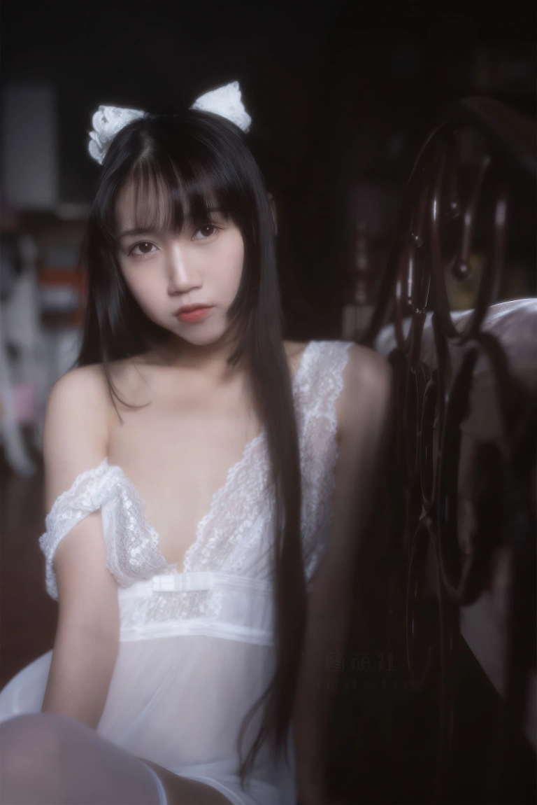 不呆猫《白月光》主题写真：53张全套美图