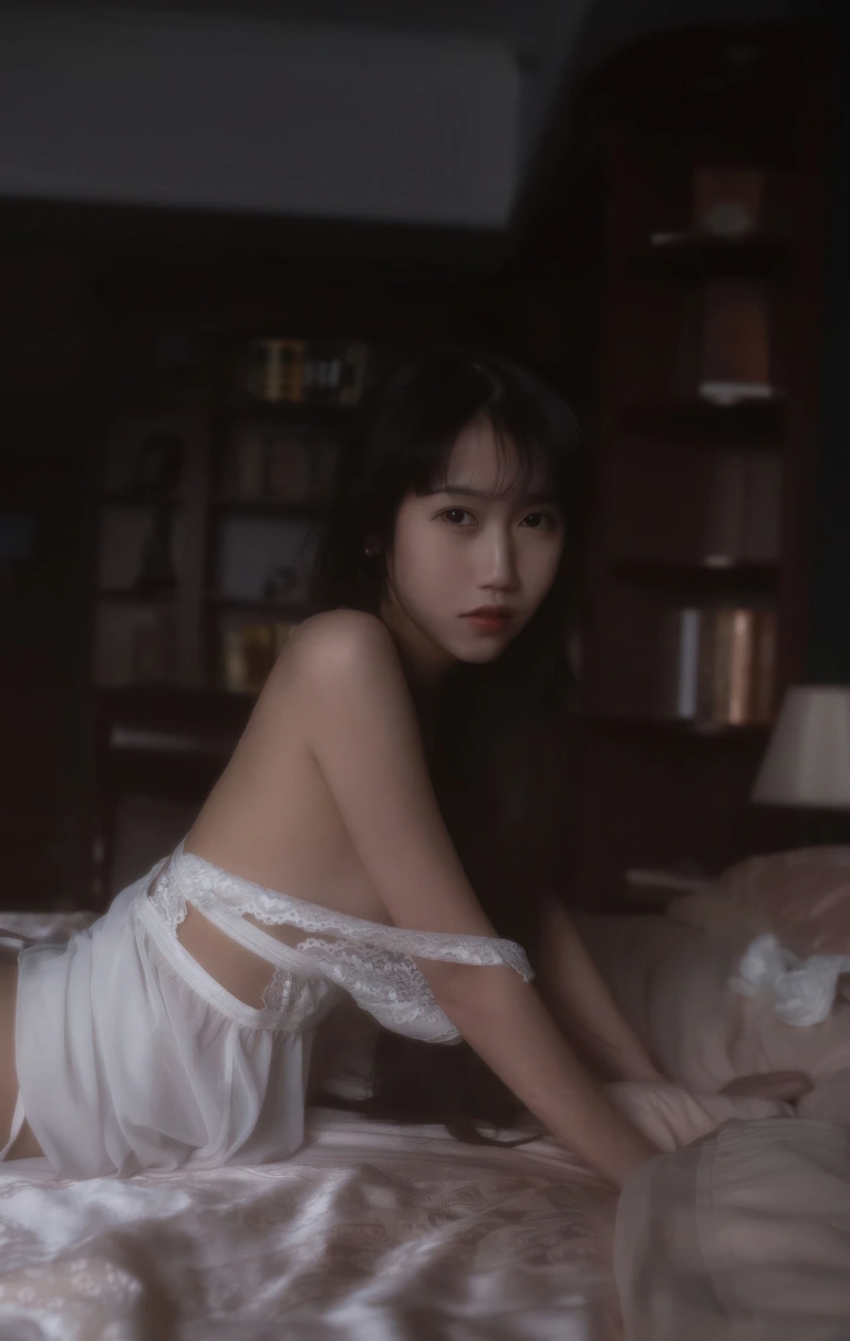 不呆猫《白月光》主题写真：53张全套美图