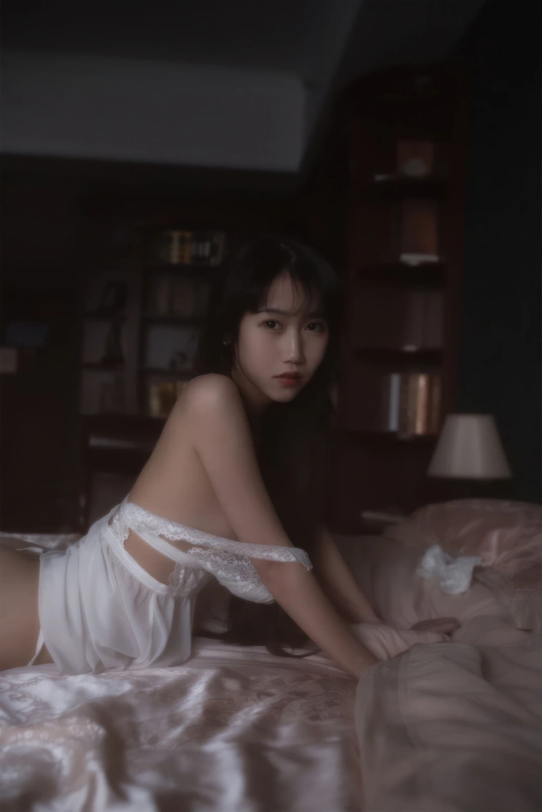 不呆猫《白月光》主题写真：53张全套美图