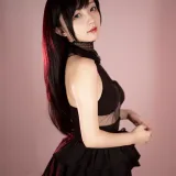 花铃《黑丝燕尾礼服》主题写真：85张全套美图