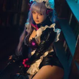 阿包也是兔娘《女仆 bb酱》主题写真：19张全套美图