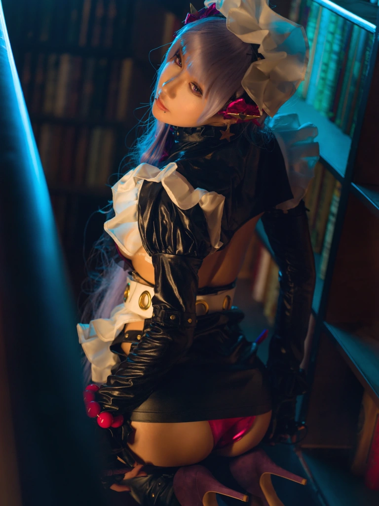 阿包也是兔娘《女仆 bb酱》主题写真：19张全套美图