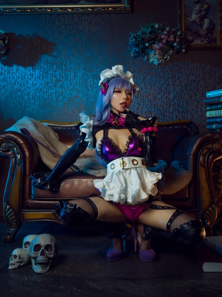 阿包也是兔娘《女仆 bb酱》主题写真：19张全套美图