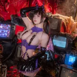 皮皮奶《赛博魅魔》主题写真：100张全套美图，含1个视频