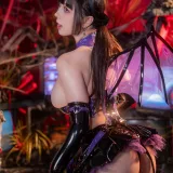 皮皮奶《赛博魅魔》主题写真：100张全套美图，含1个视频