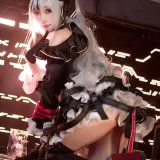 瓜希酱《碧蓝航线 碧蓝航线 易北》主题写真：25张全套美图