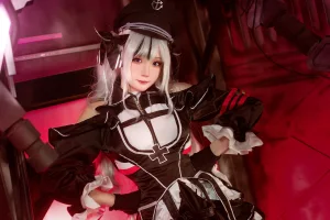 瓜希酱《碧蓝航线 碧蓝航线 易北》主题写真：25张全套美图