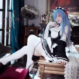 阿半今天很开心《雷姆》主题写真：47张全套美图，含2个视频