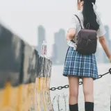 面饼仙儿《沙雕JK》主题写真：22张全套美图