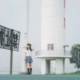 面饼仙儿《沙雕JK》主题写真：22张全套美图