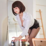 蜜汁猫裘《醉OL》主题写真：52张全套美图