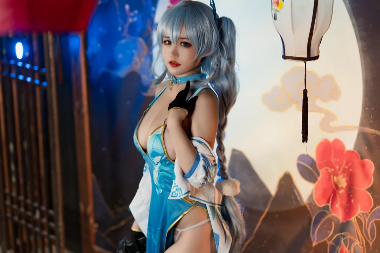 小仓千代《舰长 pa15旗袍》主题写真：20张全套美图