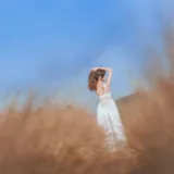 桜桃喵《冬眠 白裙下》主题写真：45张全套美图