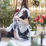 过期米线线喵《女仆透》主题写真：49张全套美图