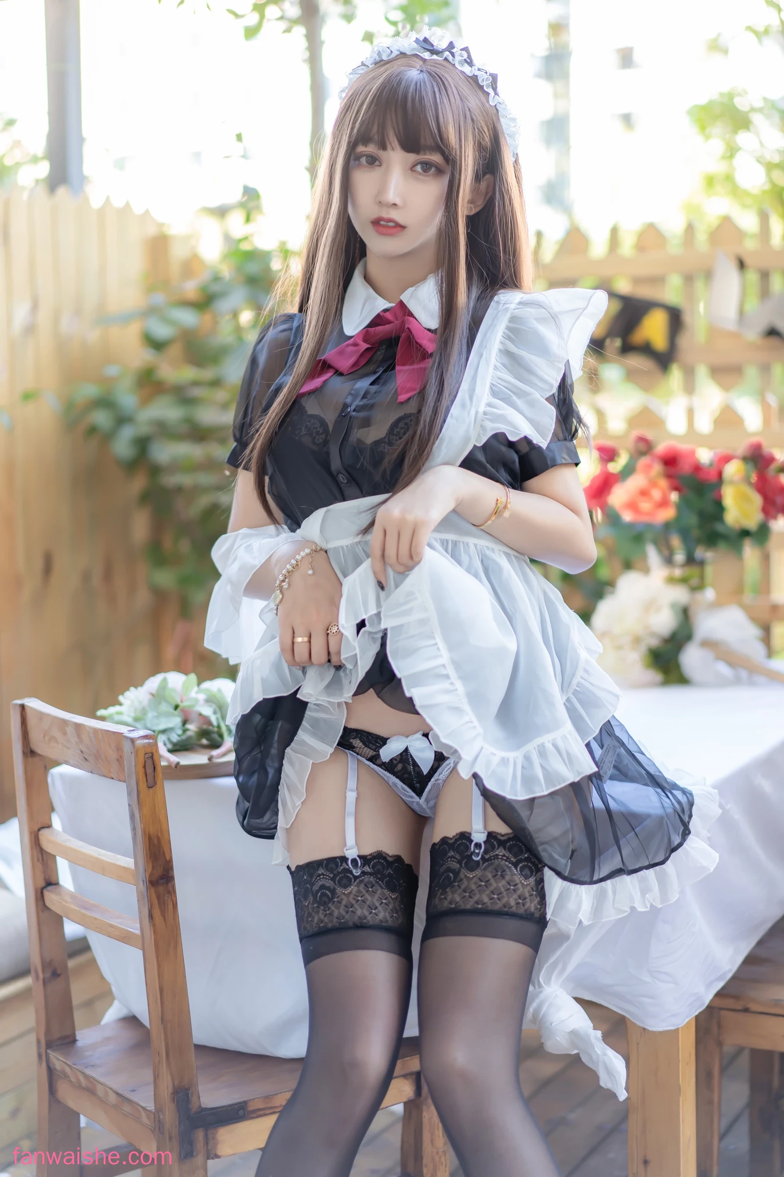 过期米线线喵 过期米线线喵 NO.058 - 女仆透