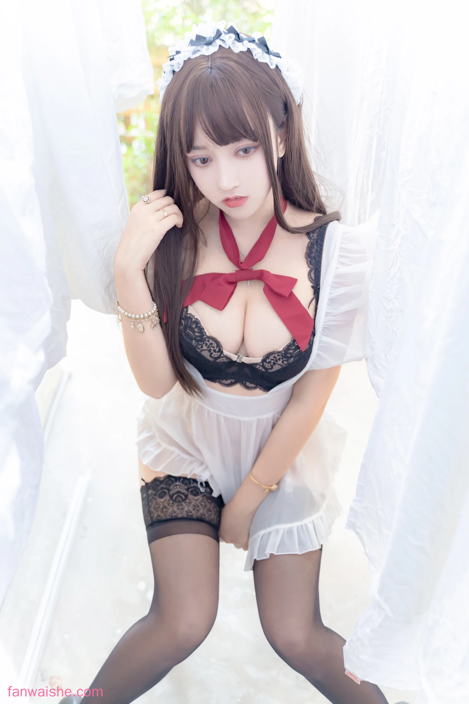 过期米线线喵 过期米线线喵 NO.058 - 女仆透