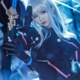 木棉棉《斯卡蒂COS》主题写真：16张全套美图