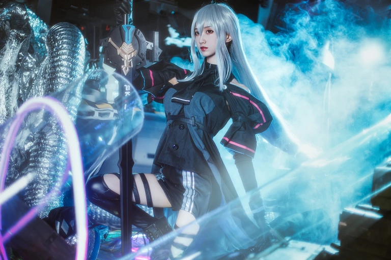 木棉棉《斯卡蒂COS》主题写真：16张全套美图