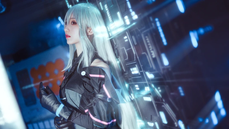 木棉棉《斯卡蒂COS》主题写真：16张全套美图