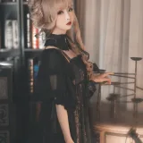 面饼仙儿《十六夜颂歌》主题写真：12张全套美图