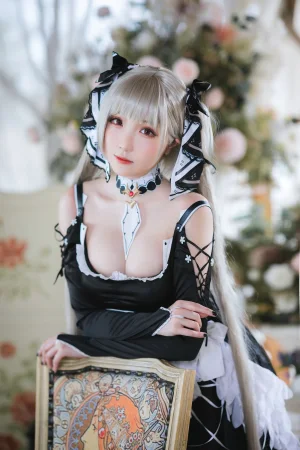 瓜希酱《碧蓝航线 可畏》主题写真：20张全套美图