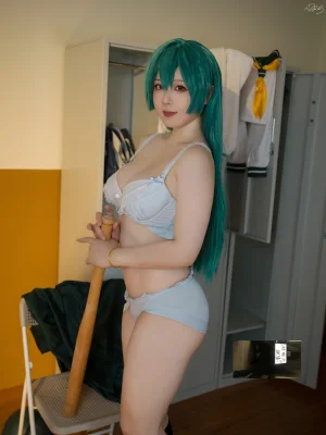 皮皮奶&萌萌子《魔法少女内衣》主题写真：34张全套美图