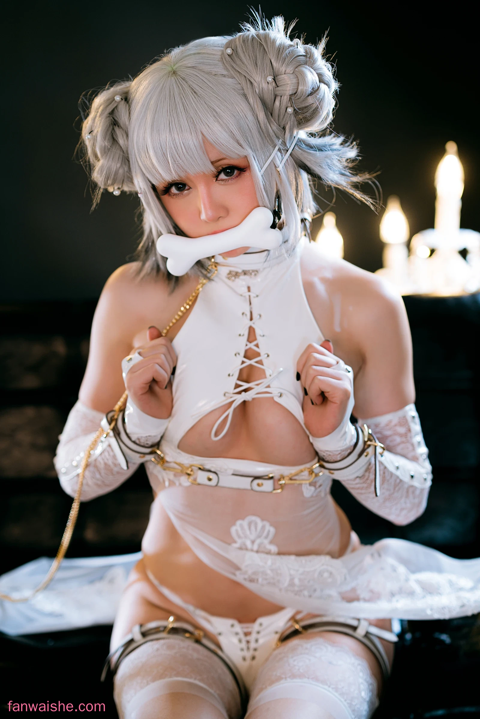 星之迟迟 星之迟迟 NO.059 - 白狗勾 旗袍