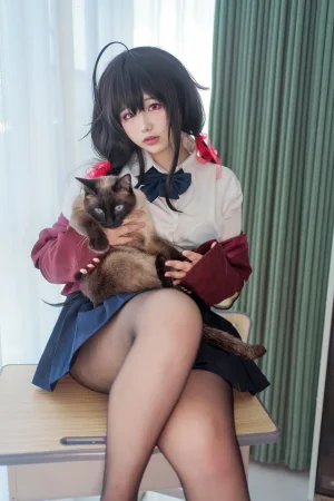 阿半今天很开心《碧蓝航线 大凤 JK》主题写真：125张全套美图