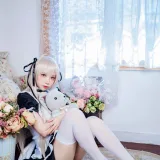 果咩酱《春野苍穹》主题写真：18张全套美图