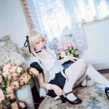 果咩酱《春野苍穹》主题写真：18张全套美图