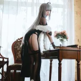瓜希酱《碧蓝航线 路易九世 旗袍》主题写真：18张全套美图