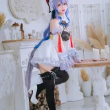 日奈娇(椎名莜)《甘雨女仆》主题写真：23张全套美图
