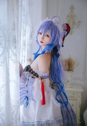日奈娇(椎名莜)《甘雨女仆》主题写真：23张全套美图