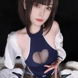 蜜汁猫裘《水着》主题写真：34张全套美图
