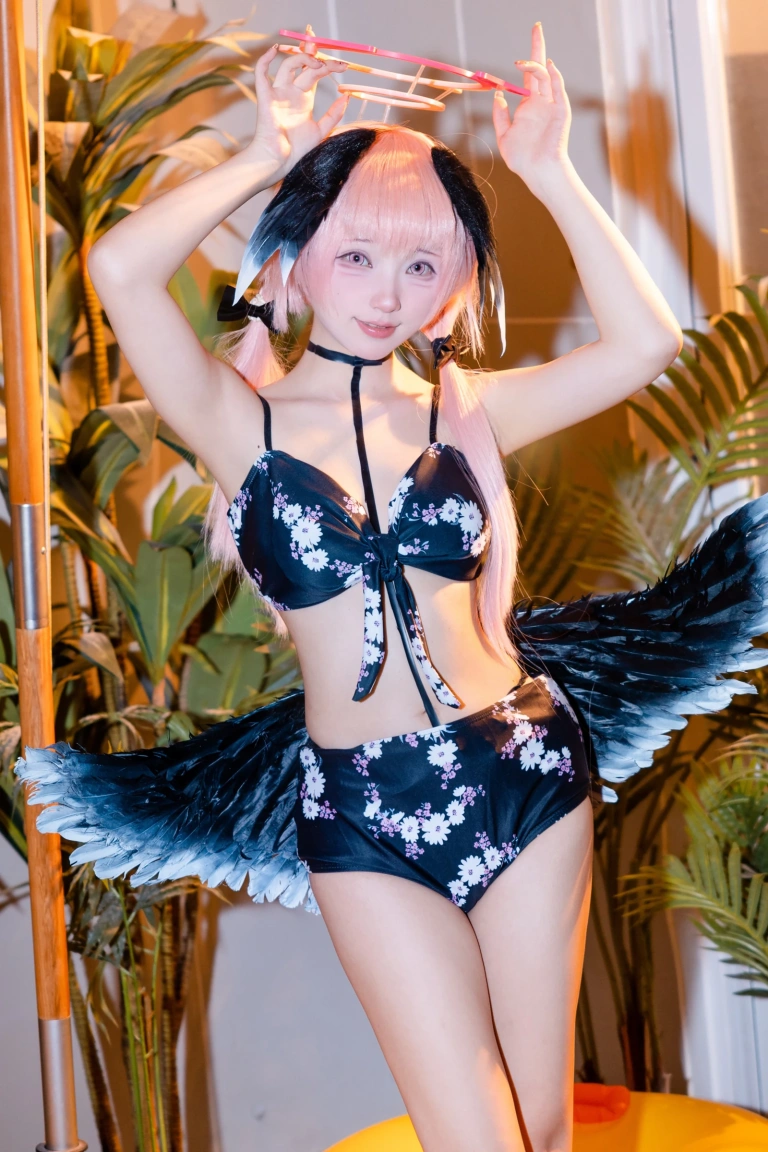 花铃《小春研习日》主题写真：45张全套美图