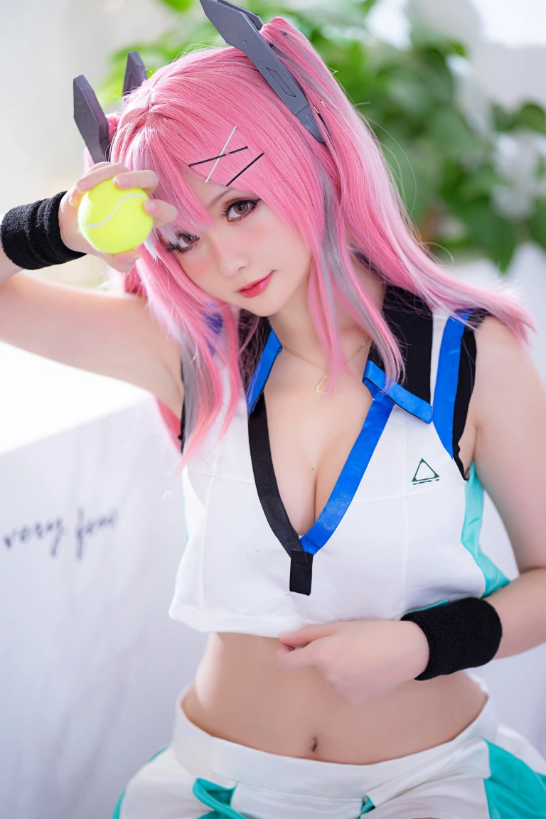 星之迟迟《布莱默顿网球》主题写真：45张全套美图