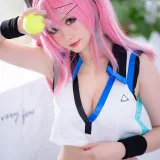 星之迟迟《布莱默顿网球》主题写真：45张全套美图