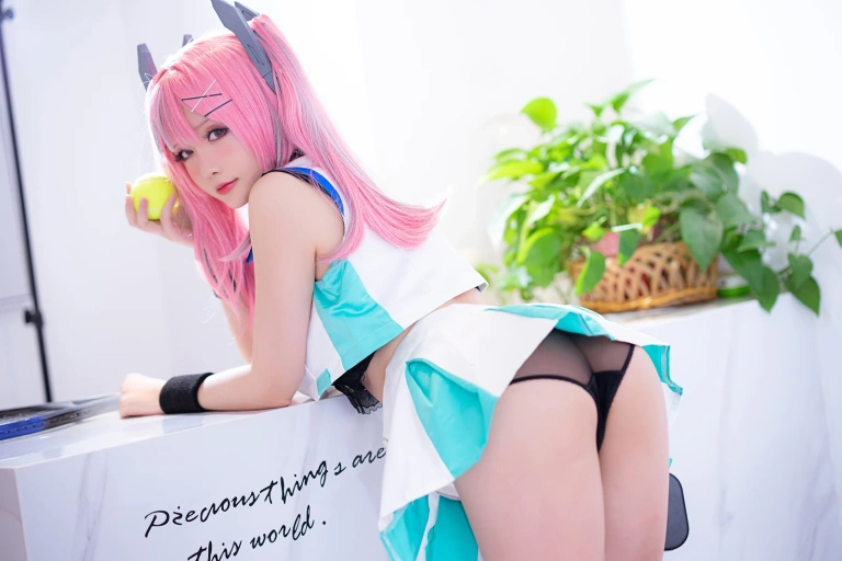 星之迟迟《布莱默顿网球》主题写真：45张全套美图