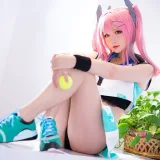 星之迟迟《布莱默顿网球》主题写真：45张全套美图