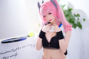 星之迟迟《布莱默顿网球》主题写真：45张全套美图