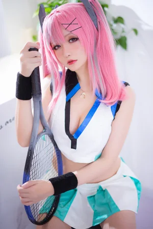 星之迟迟《布莱默顿网球》主题写真：45张全套美图