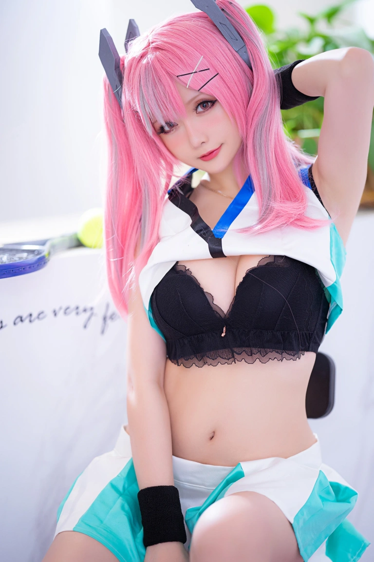 星之迟迟《布莱默顿网球》主题写真：45张全套美图