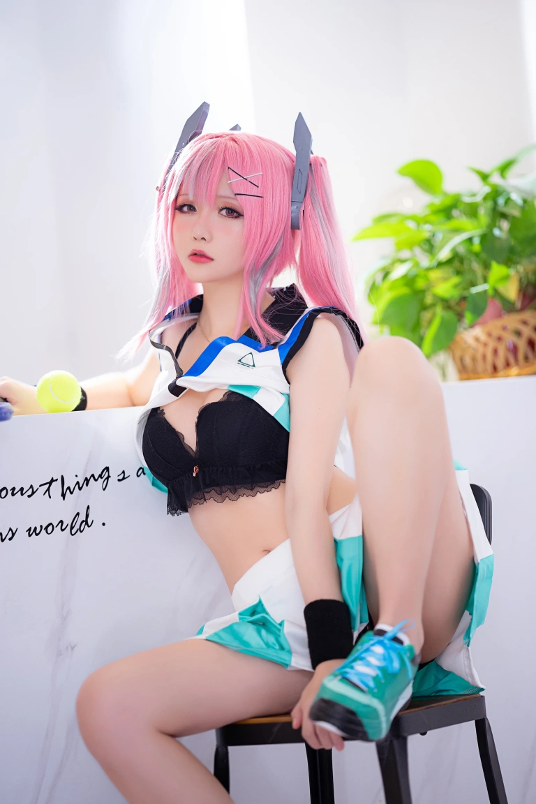星之迟迟《布莱默顿网球》主题写真：45张全套美图