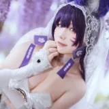 阿半今天很开心《碧蓝航线 武藏 誓约花嫁》主题写真：75张全套美图