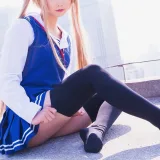 面饼仙儿《双马尾COS》主题写真：41张全套美图