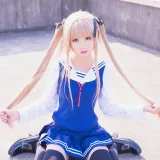面饼仙儿《双马尾COS》主题写真：41张全套美图