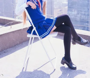 面饼仙儿《双马尾COS》主题写真：41张全套美图