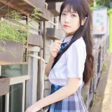 不呆猫《泳衣jk学妹》主题写真：59张全套美图，含1个视频