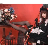 面饼仙儿《斯卡哈女仆》主题写真：20张全套美图
